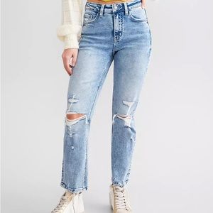 Willow + Root Distressed Mom Jean